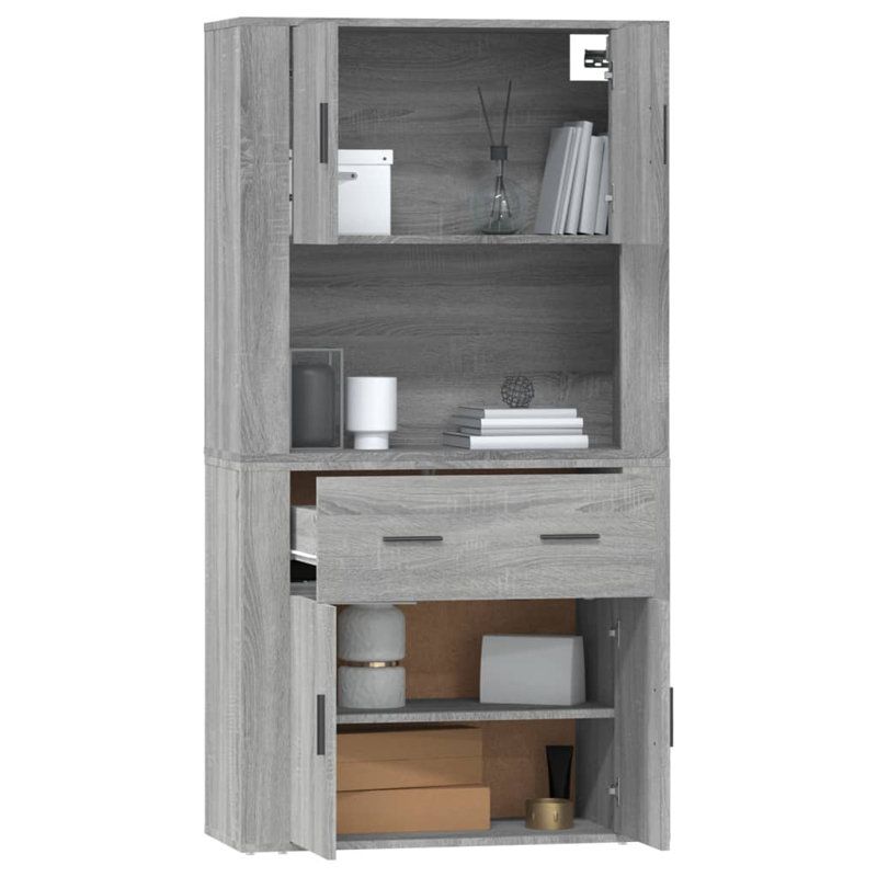 Vidaxl 80cm Sideboard, Light Gray