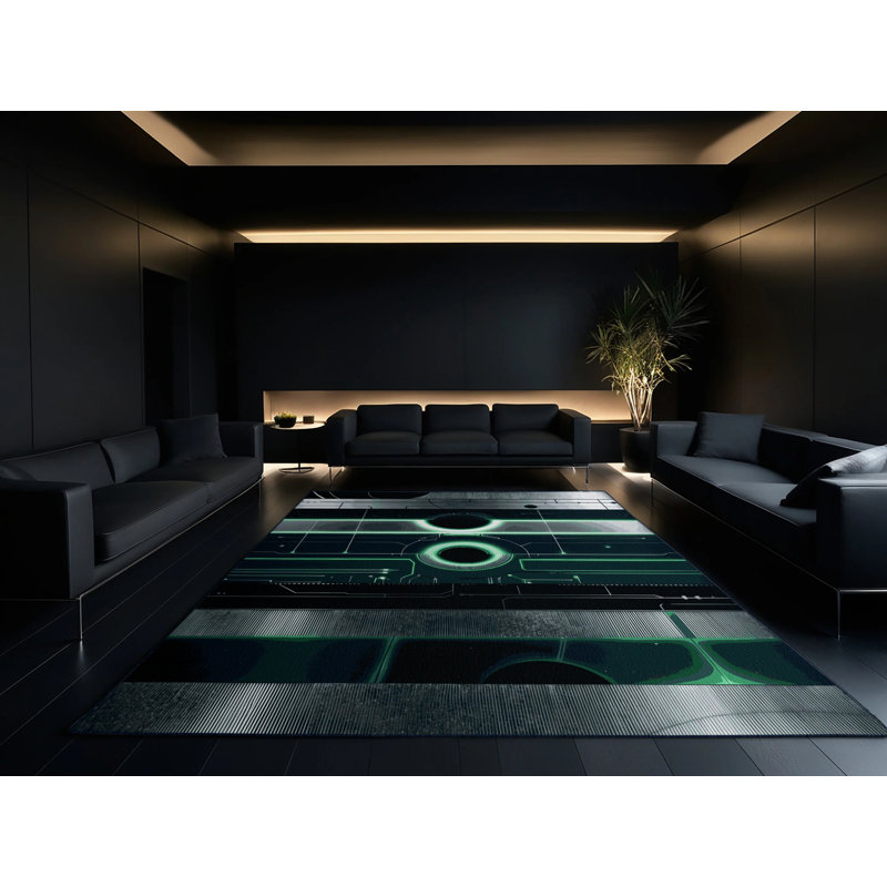 Gravity Shift Rug, Square 3'
