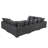 Large Seating Corduroy Modular Sleeper Sectional-1139319417