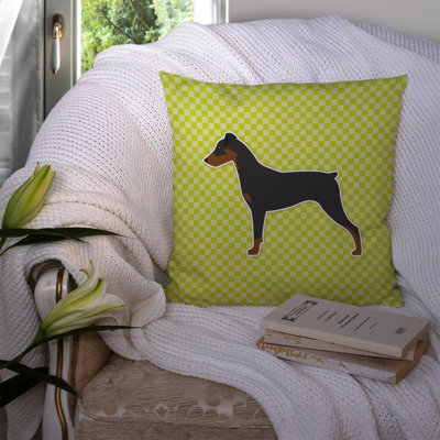 German Pinscher Indoor/Outdoor Throw Pillow