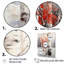 Bois de bouleau blanc et rouge en hiver sur toile-1840698326-1840698351