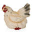 Statue de jardin poule de repos intérieure / extérieure H 8 po-95852217