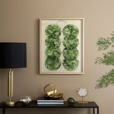 Generative Spirit I Framed Print - Solid Wood