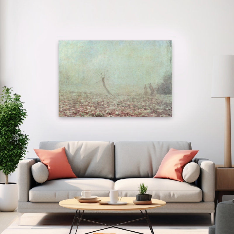 Paysage, 1874 Architecture contemporaine Affiche murale de paysage, H 40 po x l 60 po