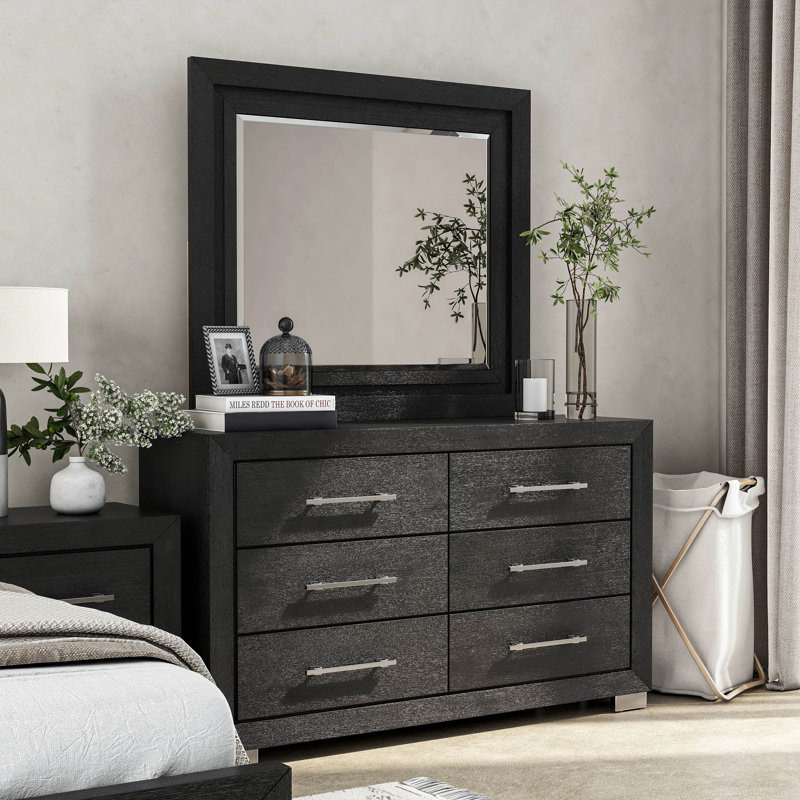 Belleterre Betancourt 6-Drawer Dresser With Mirror