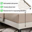 Grand lit en tissu d'ameublement 3D - plateforme de conception moderne sans lattes de sommier-1069842728