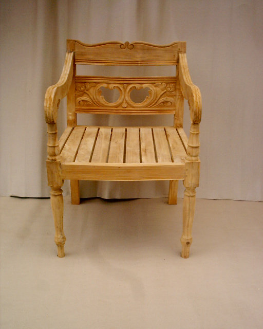 Chaise de patio teck Proulx