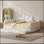 Structure en tissu d'ameublement grand format avec dossier et gigogne-133357959