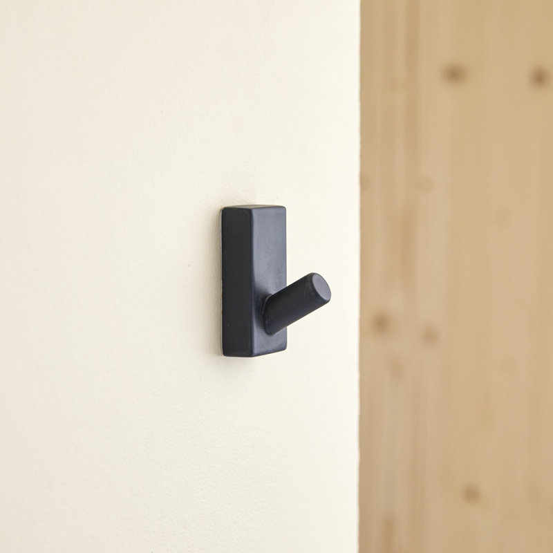 Sara 4cm Wall Mounted Required Towel Bar, Black