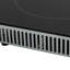 Plaque de cuisson électrique 23,23 "à 3 brûleurs en céramique noire avec minuterie, capteur tactile 2600W