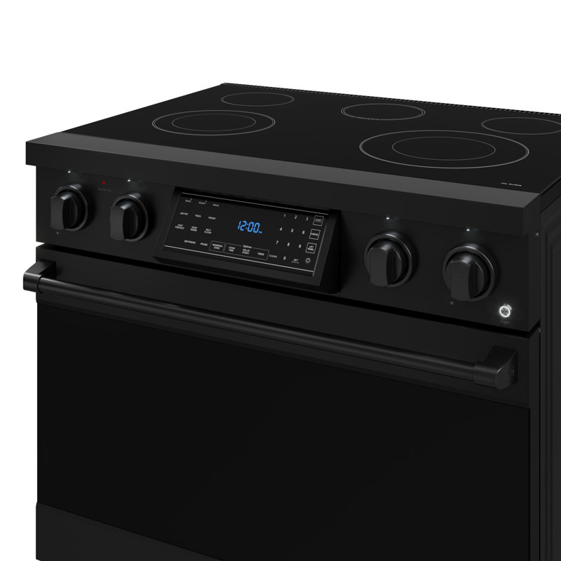 Gordon Ramsay by THOR Kitchen 36 Inch Professional Electric Range with Tilt Panel Touch Control , Matte Black