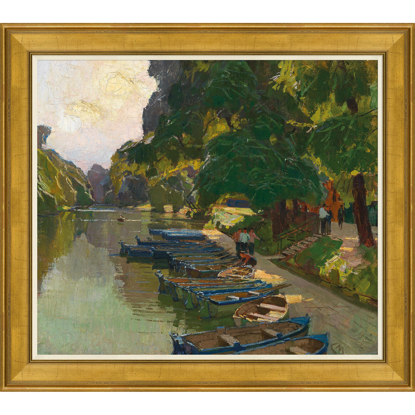 Along The Seine by Carl Moll