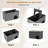 Storage Ottoman End of Bed Footstool Storage Toy Box Footrest Footstool Organizer with Cat Hole