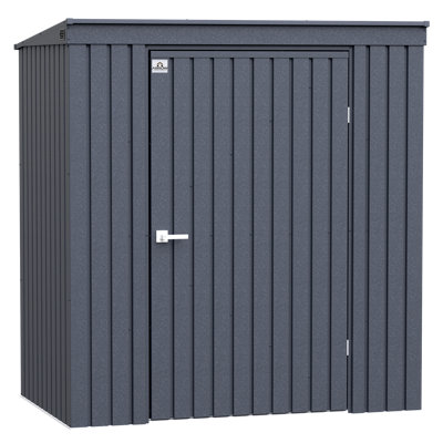 Elite Steel Storage Shed, 6X4, Anthracite