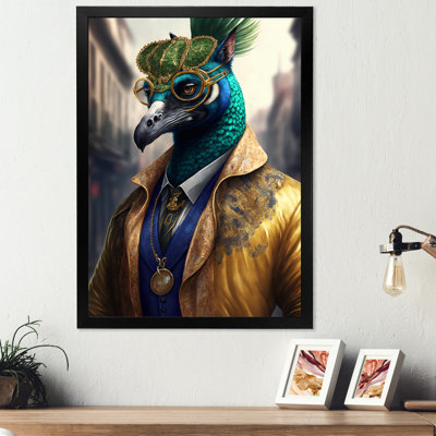 «Peacock Gangster in NYC III», impression sur toile