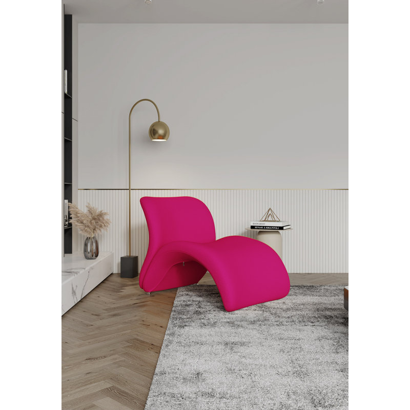 Fauteuil d'appoint Rosebud, Fuchsia