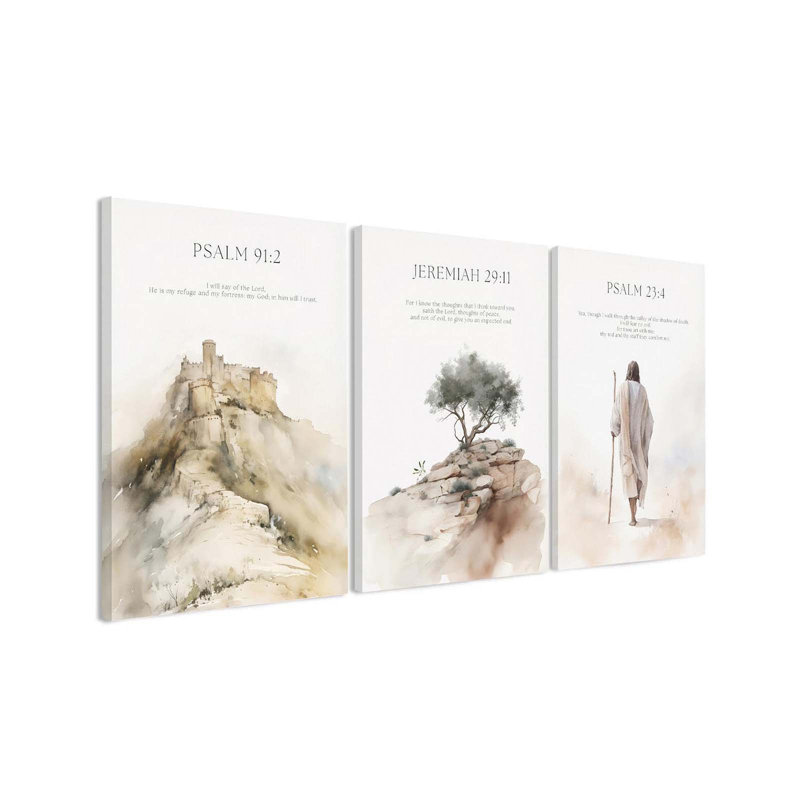 3 Piece Wrapped Canvas Print
