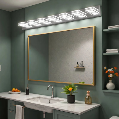 Loralynn Dimmable LED Vanity Light – Simple & Modern Bathroom Mirror Lighting