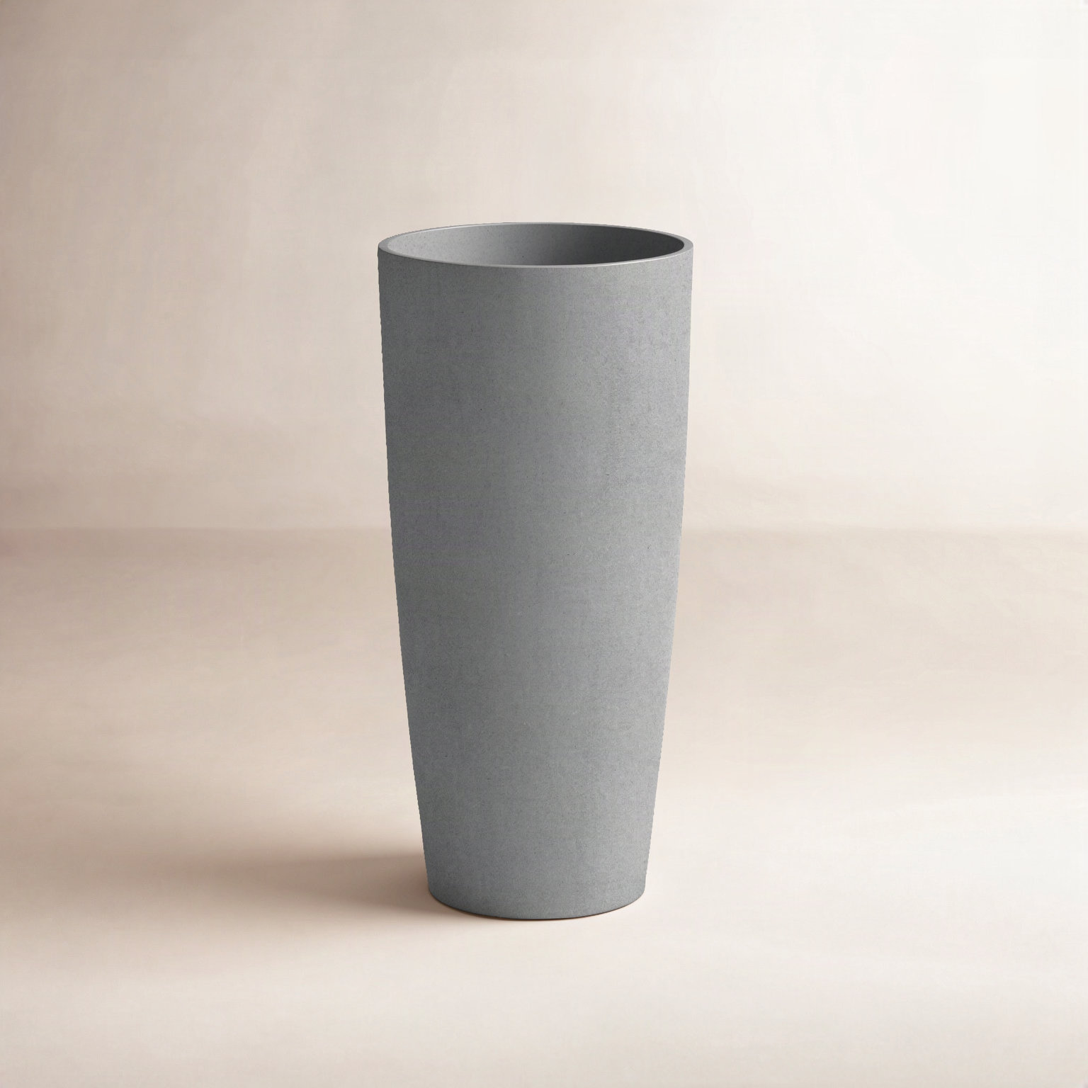 14" Pot Planter, Gray, 2