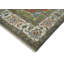 Tapis gris en laine noué à la main 9 pi 11 po x 14 po Oushak