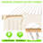 2 Person Spreader Bar Hammock with Stand, Pad and Pillow, Cream-1082403907