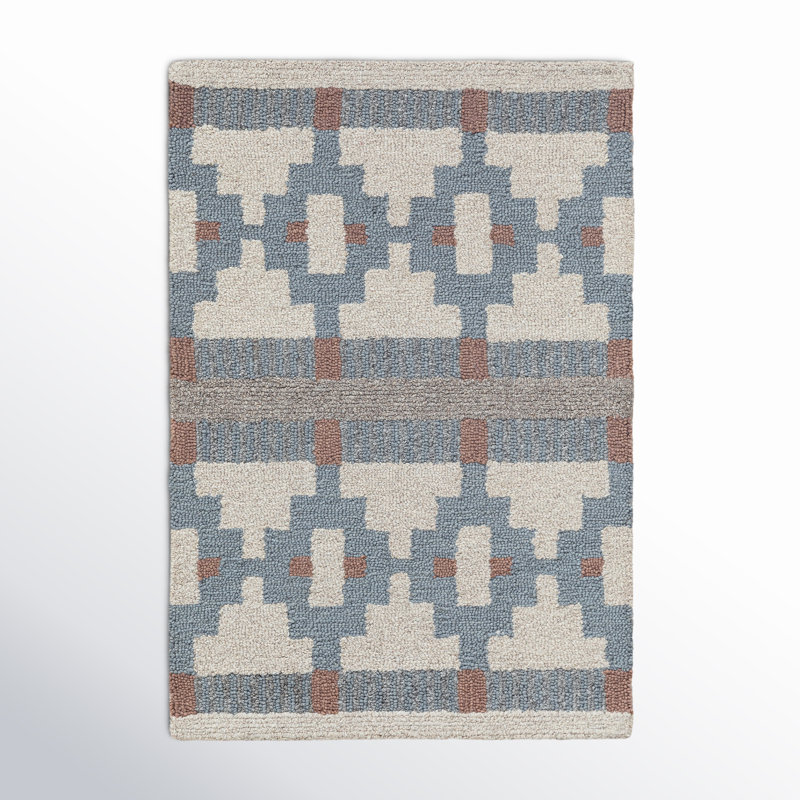 Tapis rectangulaire en laine Elsey, Rectangulaire 2 pi x 3 pi