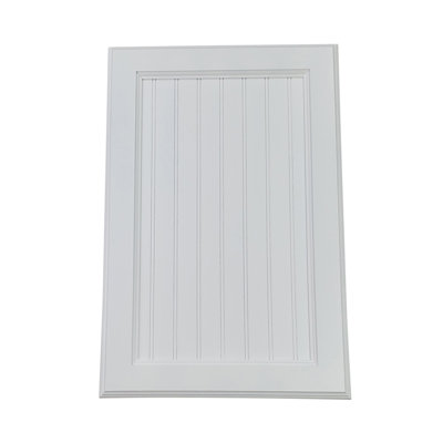 Calista Beadboard Recessed Frameless 1 Door Medicine Cabinet with Adjustable Shelves