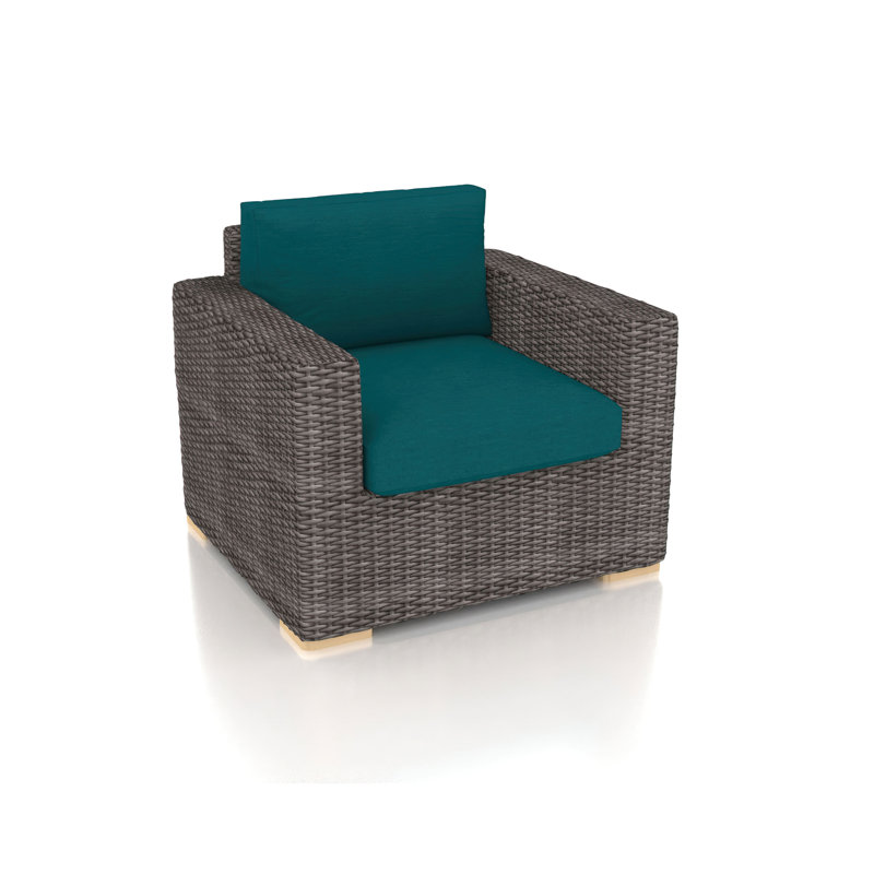 Dune Outdoor 5 - Piece Conversation Set, Spectrum Peacock Sunbrella® Plainweave