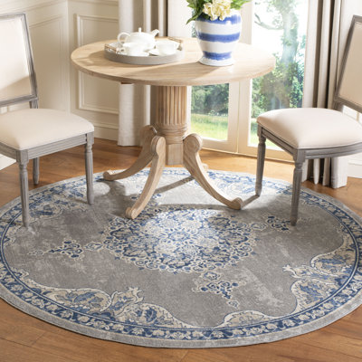Barcus Light Gray/Blue Rug