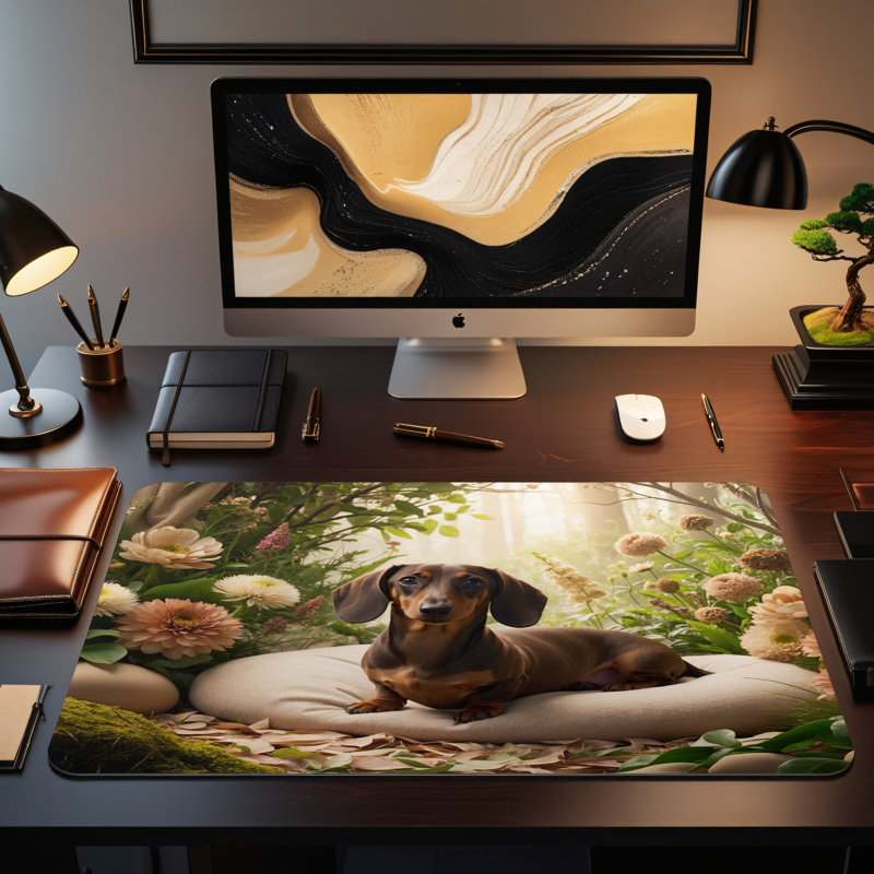 Polyester Desk Pad, 31.5x15.5
