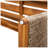 Christopher Knight Home 57" W x 14.5" D x 18" H Solid Acacia Wood Set of 2 Patio Benches