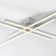 Whisman 4-Light LED Semi Flush Mount Ceiling Remote Dimmable Square Large Size
