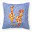  Coussin Seahorse on Blue