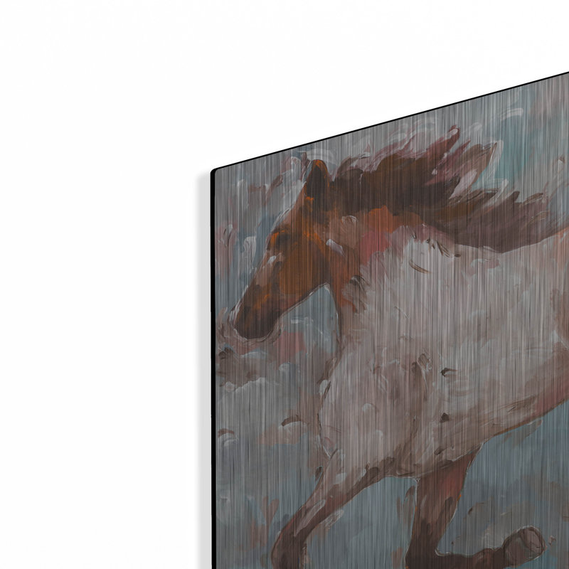 «Roan Runner» par Hooshang Khorasani, H 12 po x l 12 po