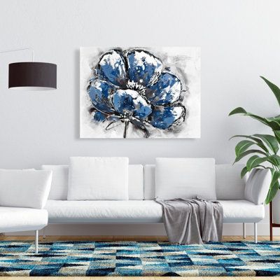 Flower - Contemporary Canvas for Bedroom Decor