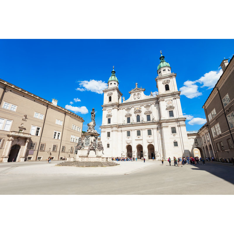 Salzburg Cathedral - Wrapped Canvas Print, 30cm H x 46cm W