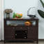 Buffet moderne avec rangement en bois naturel avec tiroir et armoire à vin Brycine-2103474822