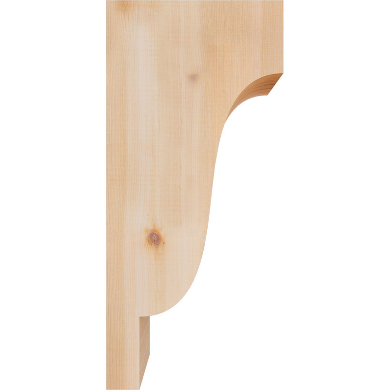 Newport Corbel, H 22 po x l 5,5 po x P 10 po, Cèdre rouge, Lisse