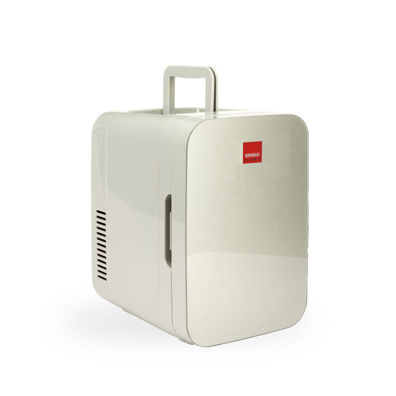 Sensio Home 10L Mini Fridge Portable, Silver