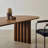 Simple oval dining table-1038550084