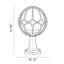 Lampe sur pied d'extérieur noire 20 po Brecken
