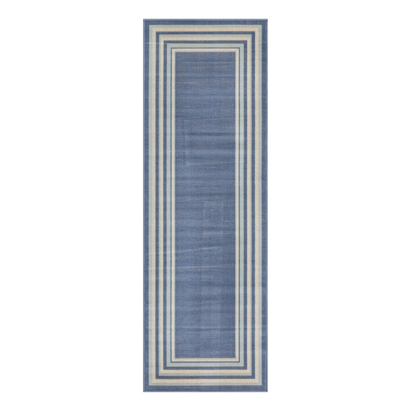 Tapis bleu Hoehne, Tapis de couloir 2 pi x 6 pi