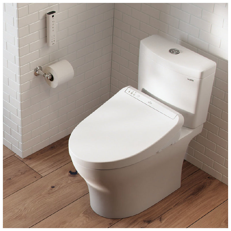 Washlet® Elongated Toilet Bidet Seat, Cotton