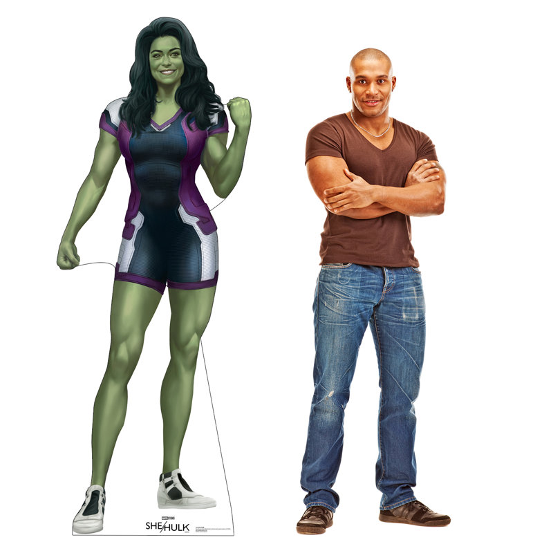 76'' Superheroes & Villains Cardboard Standup
