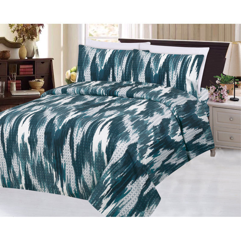Ensemble de draps en rayonne de bambou toutes saisons 6 pièces avec 4 taies d'oreiller décoratives Marina