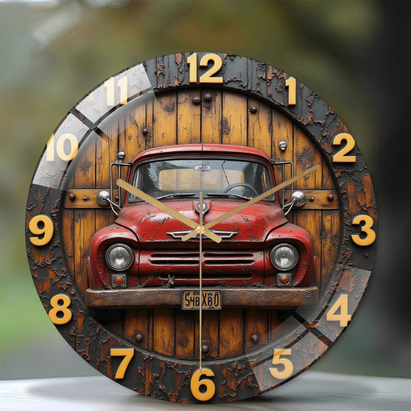 Horloge murale rétro 12 po