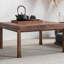 Table basse en bois massif de style minimaliste rétro
