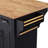 Storage Kitchen Island with Rubber Wood Drop Leaf,4 Doors-1990286650