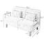 Canapé-lit pliable en velours 55 po Velvet-1655157663-1655157662