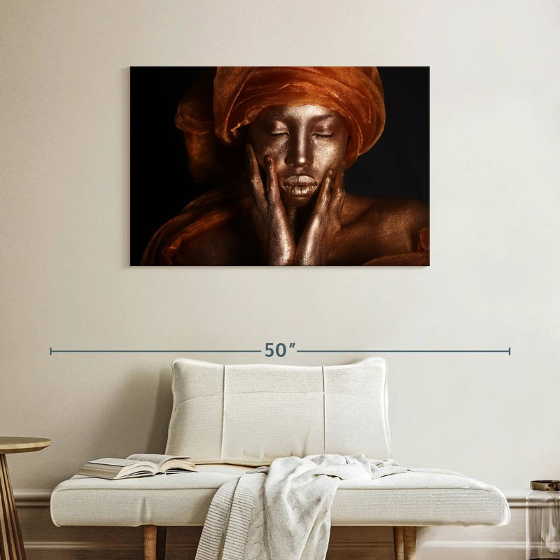 Beauté dorée Leisha, H 26 po x l 39 po